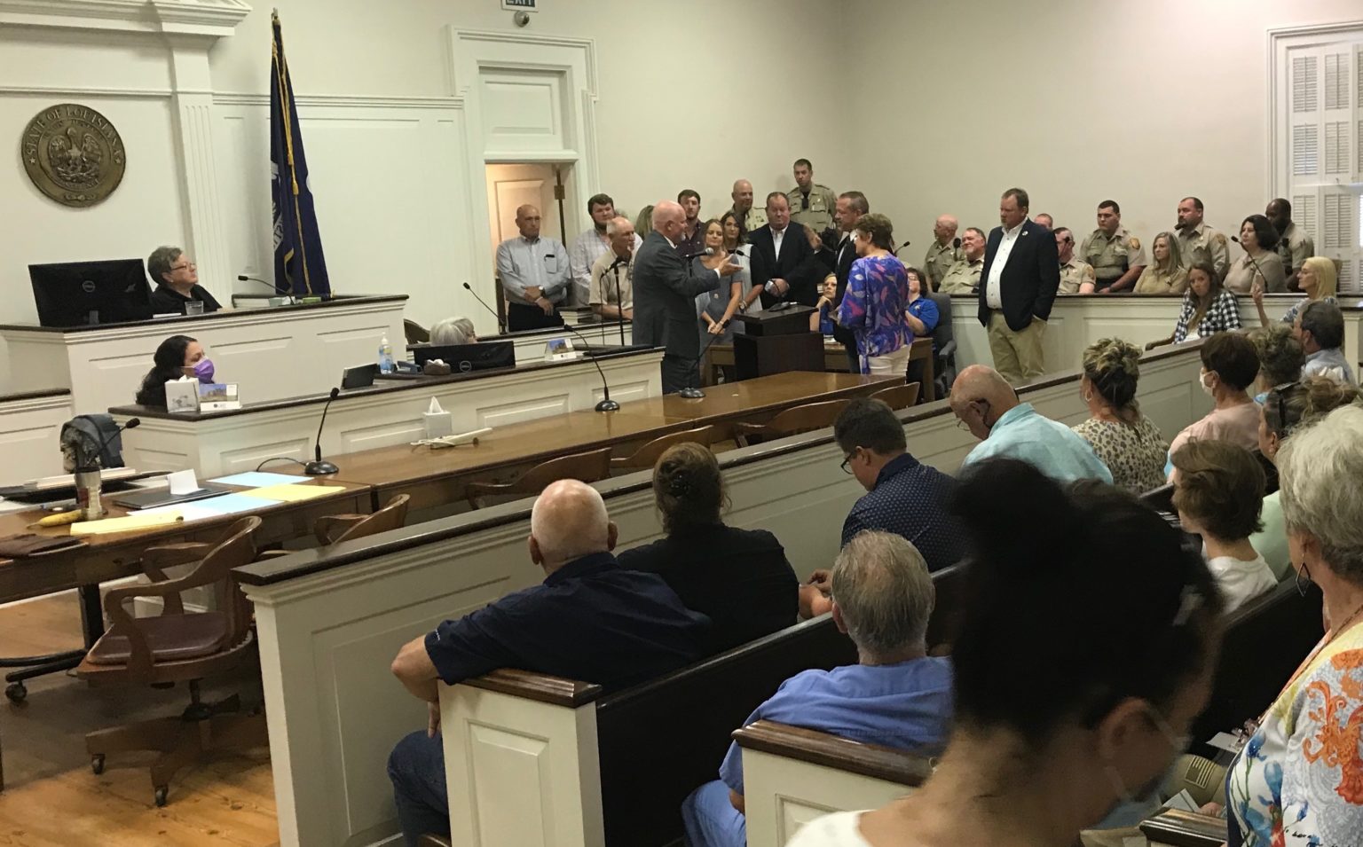 Swearing-in Day in Claiborne Parish – Walter May for Judge